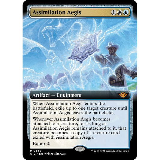 Image for Assimilation Aegis (Extended Art) (348) (OTJ) - Magic: The Gathering