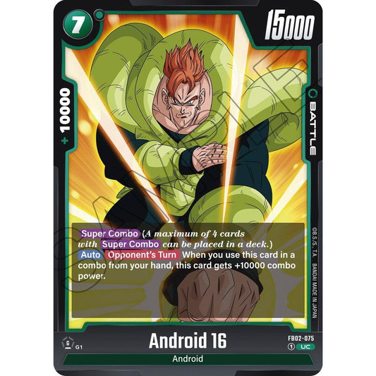 Image for Android 16 (FB02-075) (FB02) - Dragon Ball Super: Fusion World