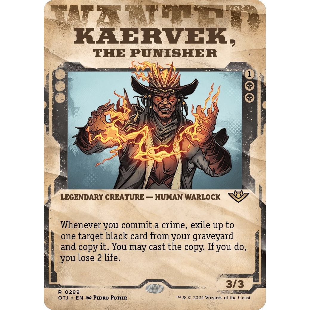 Image for Kaervek, the Punisher (Showcase) (289) (OTJ) - Magic: The Gathering