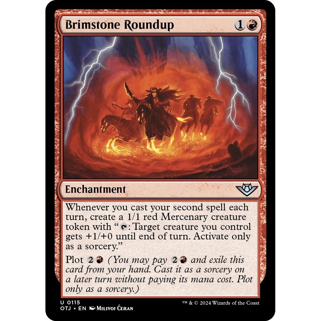 Image for Brimstone Roundup (115) (OTJ) - Magic: The Gathering