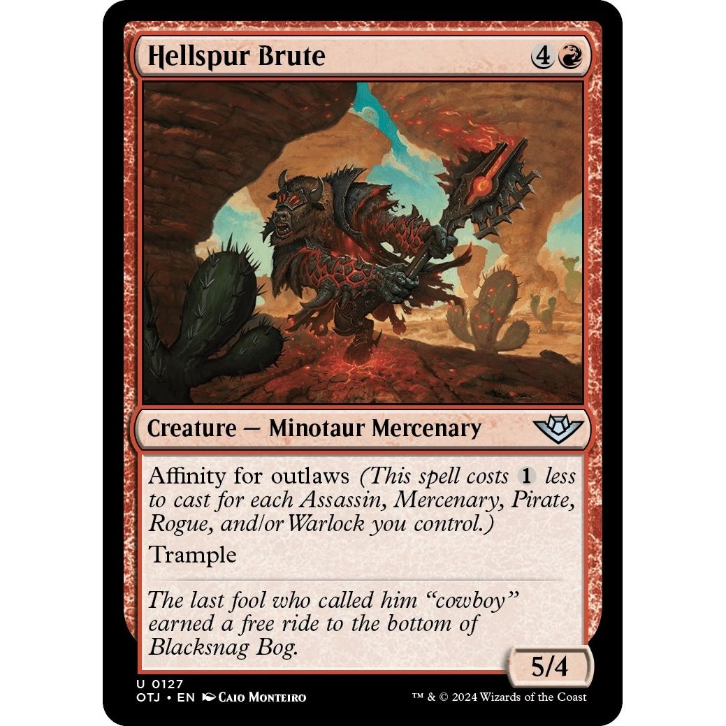 Image for Hellspur Brute (127) (OTJ) - Magic: The Gathering