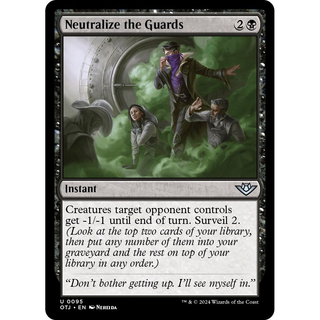 Image for Neutralize the Guards (95) (OTJ) - Magic: The Gathering