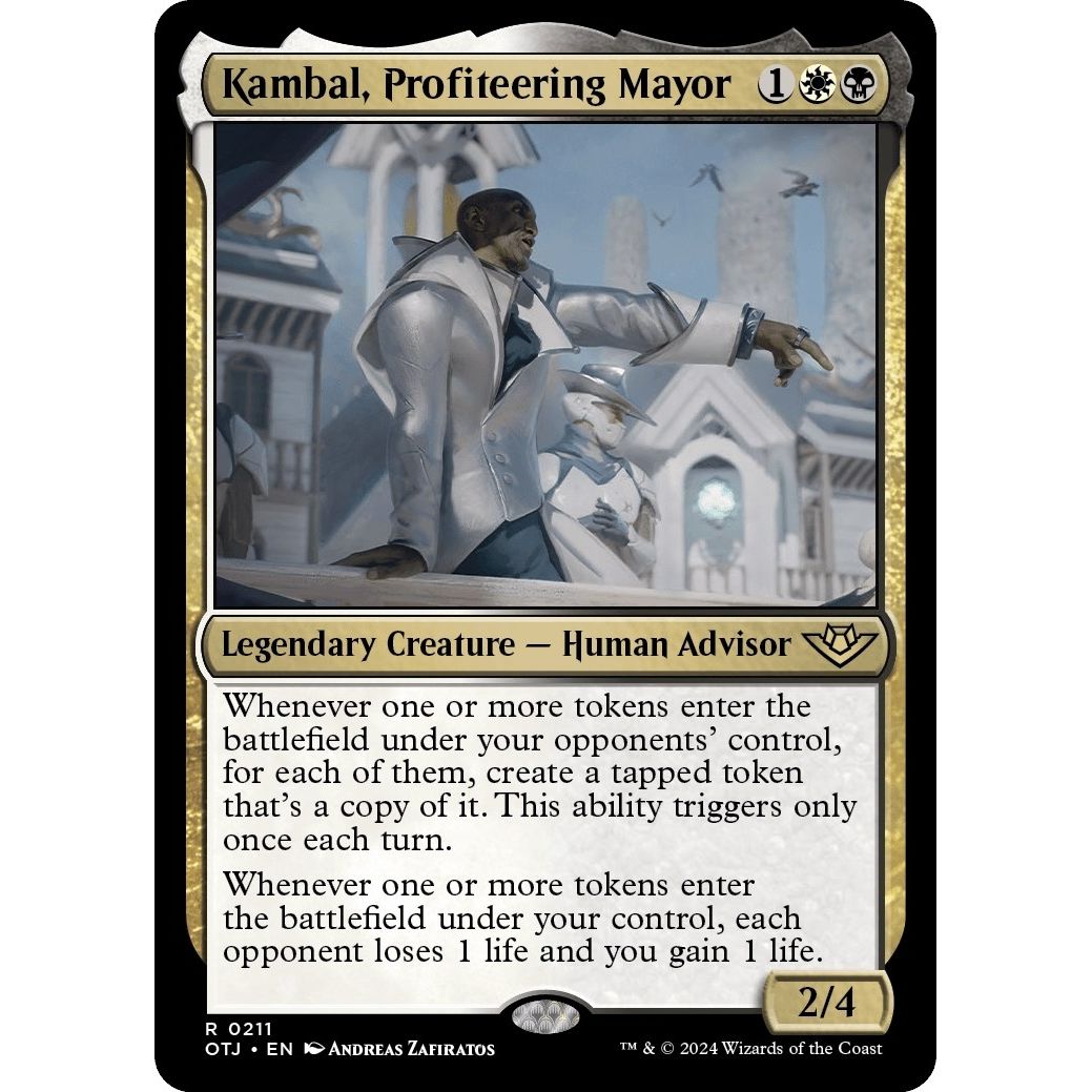 Image for Kambal, Profiteering Mayor (211) (OTJ) - Magic: The Gathering
