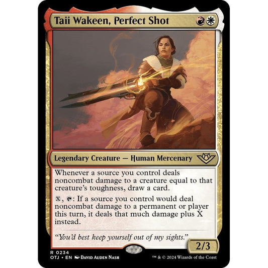 Image for Taii Wakeen, Perfect Shot (234) (OTJ) - Magic: The Gathering