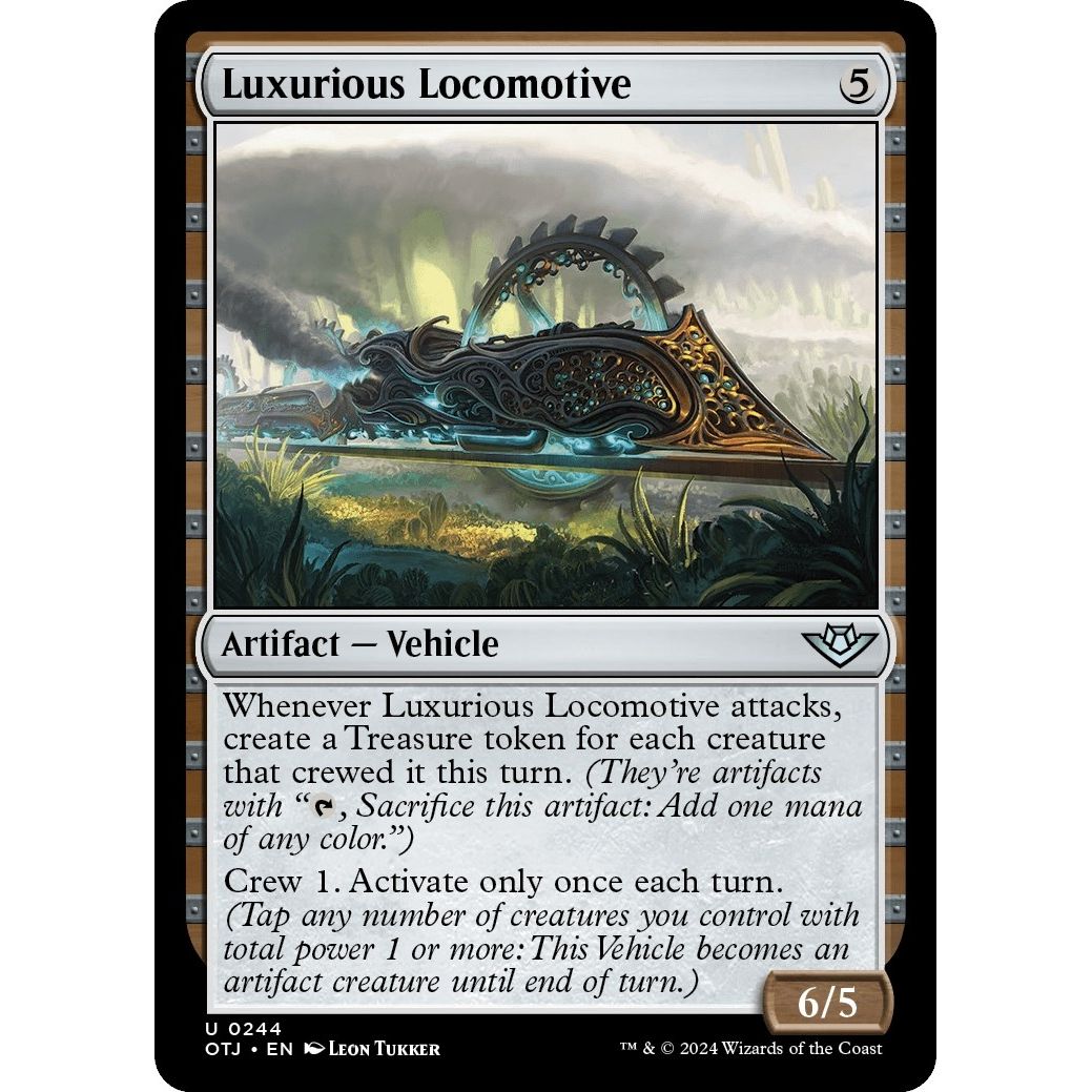 Image for Luxurious Locomotive (244) (OTJ) - Magic: The Gathering