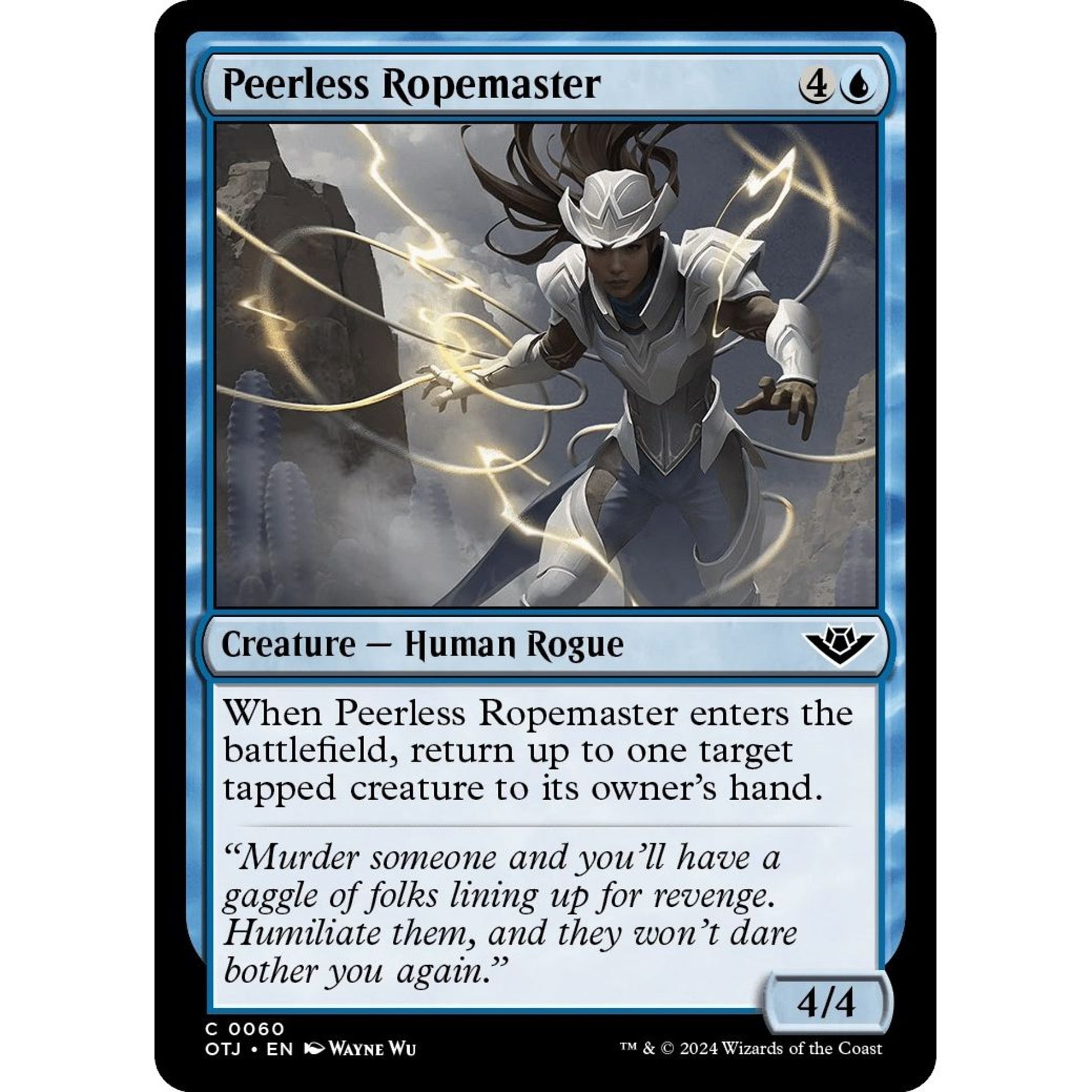Image for Peerless Ropemaster (60) (OTJ) - Magic: The Gathering