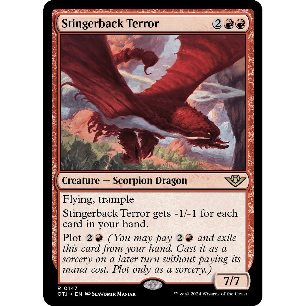 Image for Stingerback Terror (147) (OTJ) - Magic: The Gathering