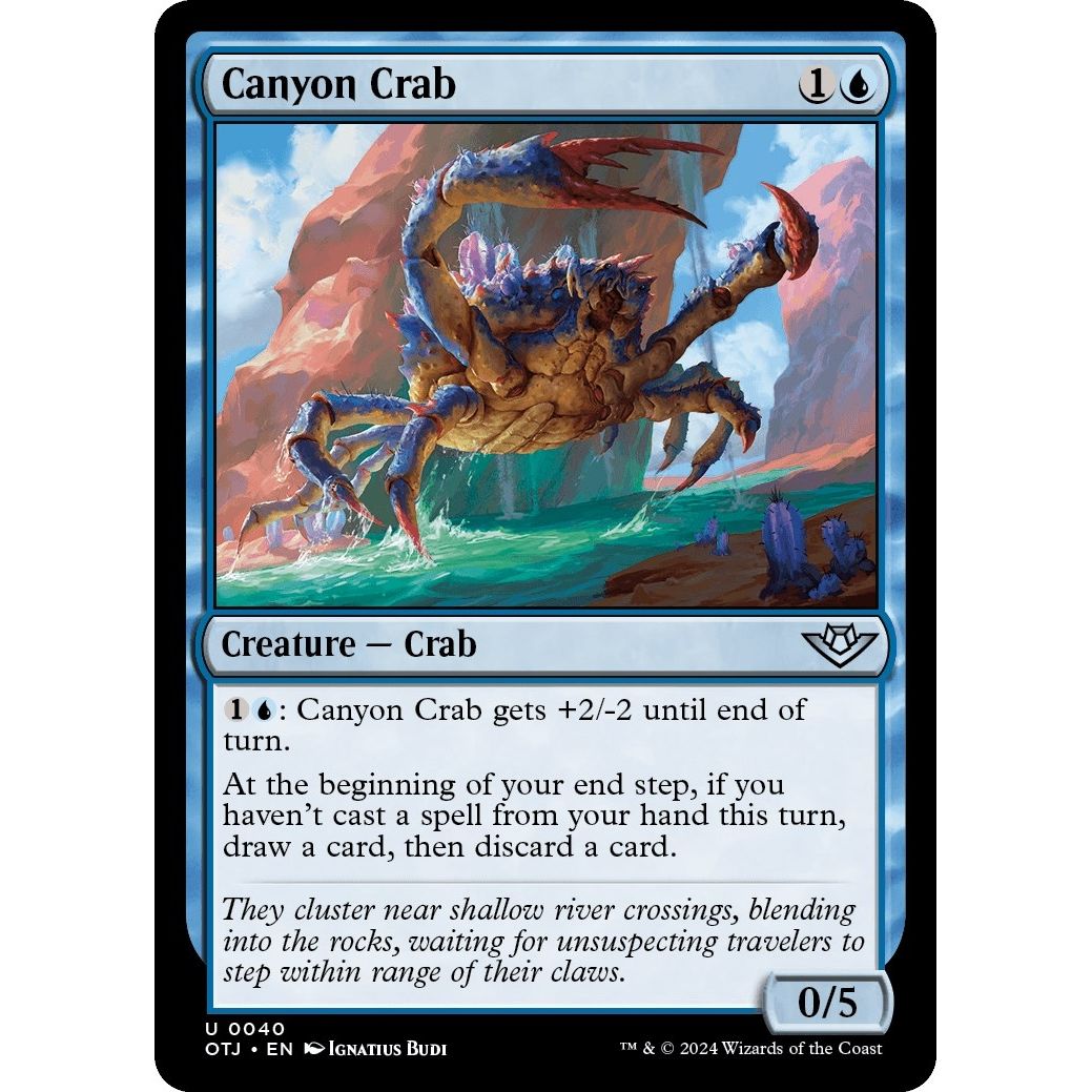 Image for Canyon Crab (40) (OTJ) - Magic: The Gathering