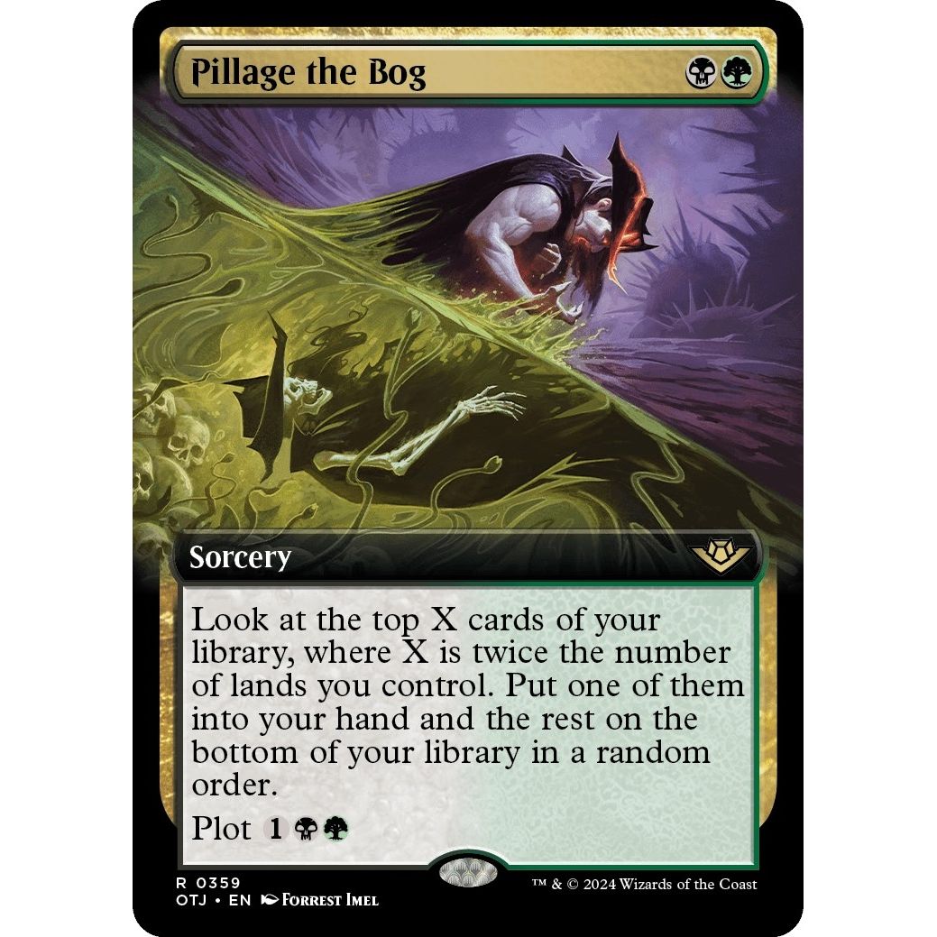 Image for Pillage the Bog (Extended Art) (359) (OTJ) - Magic: The Gathering