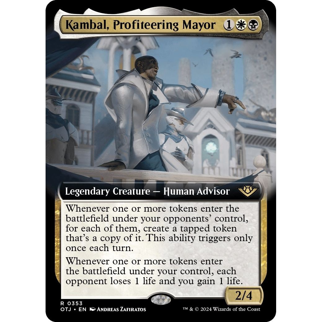Image for Kambal, Profiteering Mayor (Extended Art) (353) (OTJ) - Magic: The Gathering