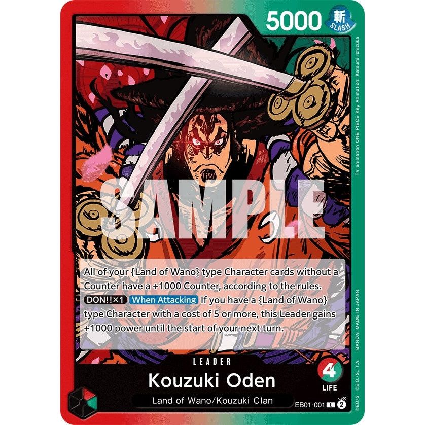 Image for Kouzuki Oden (EB01-001) (EB-01) - One Piece Card Game