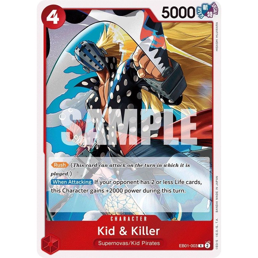 Image for Kid & Killer (EB01-003) (EB-01) - One Piece Card Game