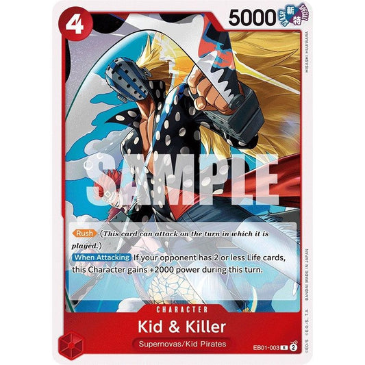 Image for Kid & Killer (EB01-003) (EB-01) - One Piece Card Game