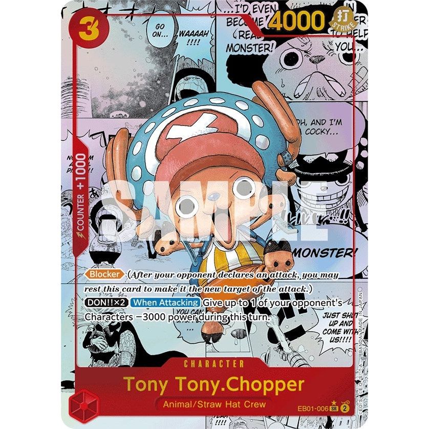 Image for Tony Tony.Chopper (Alternate Art) (Manga) (EB01-006) (EB-01) - One Piece Card Game