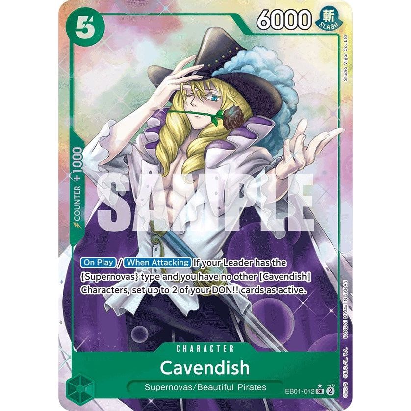 Image for Cavendish (Alternate Art) (EB01-012) (EB-01) - One Piece Card Game