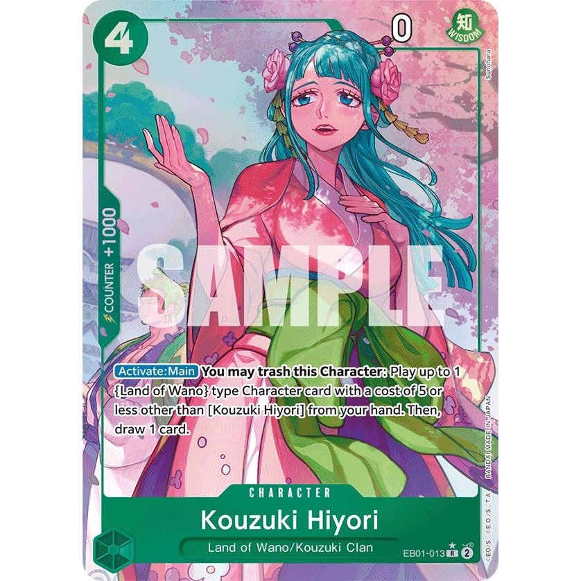 Image for Kouzuki Hiyori (Alternate Art) (EB01-013) (EB-01) - One Piece Card Game