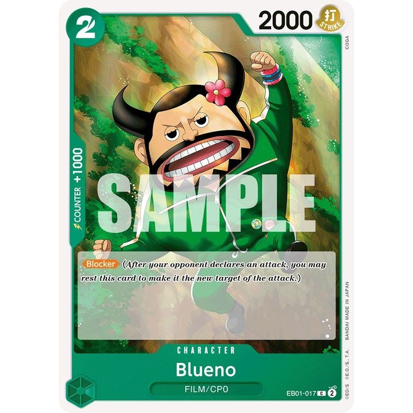 Image for Blueno (017) (EB01-017) (EB-01) - One Piece Card Game