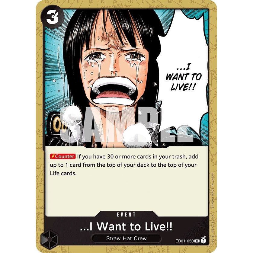 Image for ...I Want to Live!! (EB01-050) (EB-01) - One Piece Card Game