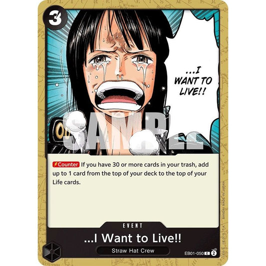Image for ...I Want to Live!! (EB01-050) (EB-01) - One Piece Card Game