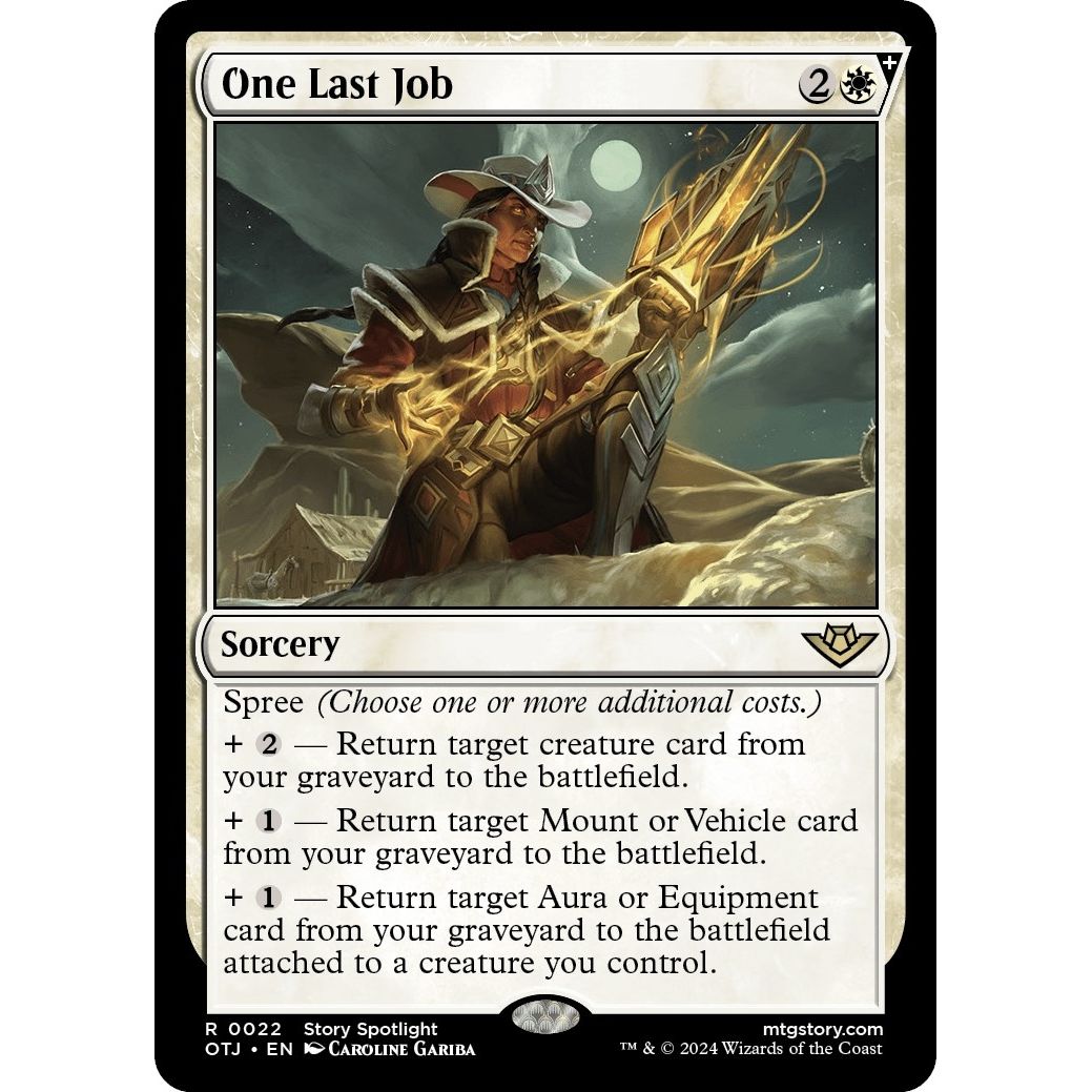 Image for One Last Job (22) (OTJ) - Magic: The Gathering