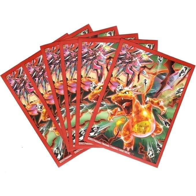 Image for Pokemon TCG: Charizard ex Premium Collection Card Sleeves - Charizard as a Tera Pokémon (65 Pack) - Card Sleeves
