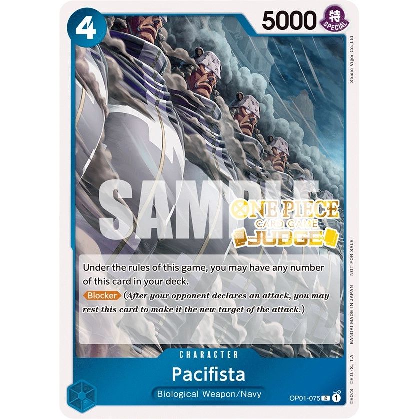 Image for Pacifista (Judge Pack Vol. 3) (OP01-075) (OP-PR) - One Piece Card Game