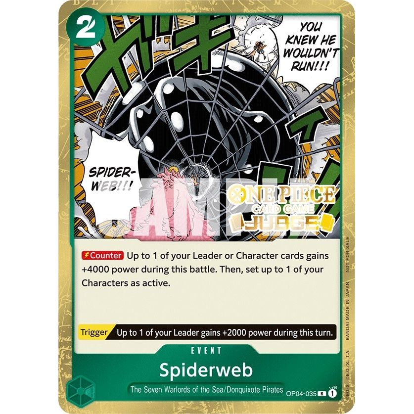 Image for Spiderweb (Judge Pack Vol. 3) (OP04-035) (OP-PR) - One Piece Card Game