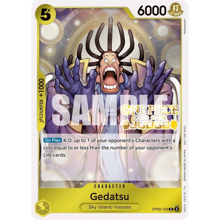 Image for Gedatsu (Judge Pack Vol. 3) (OP05-102) (OP-PR) - One Piece Card Game