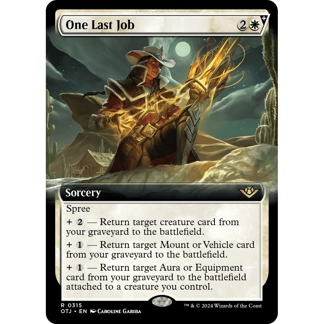Image for One Last Job (Extended Art) (315) (OTJ) - Magic: The Gathering