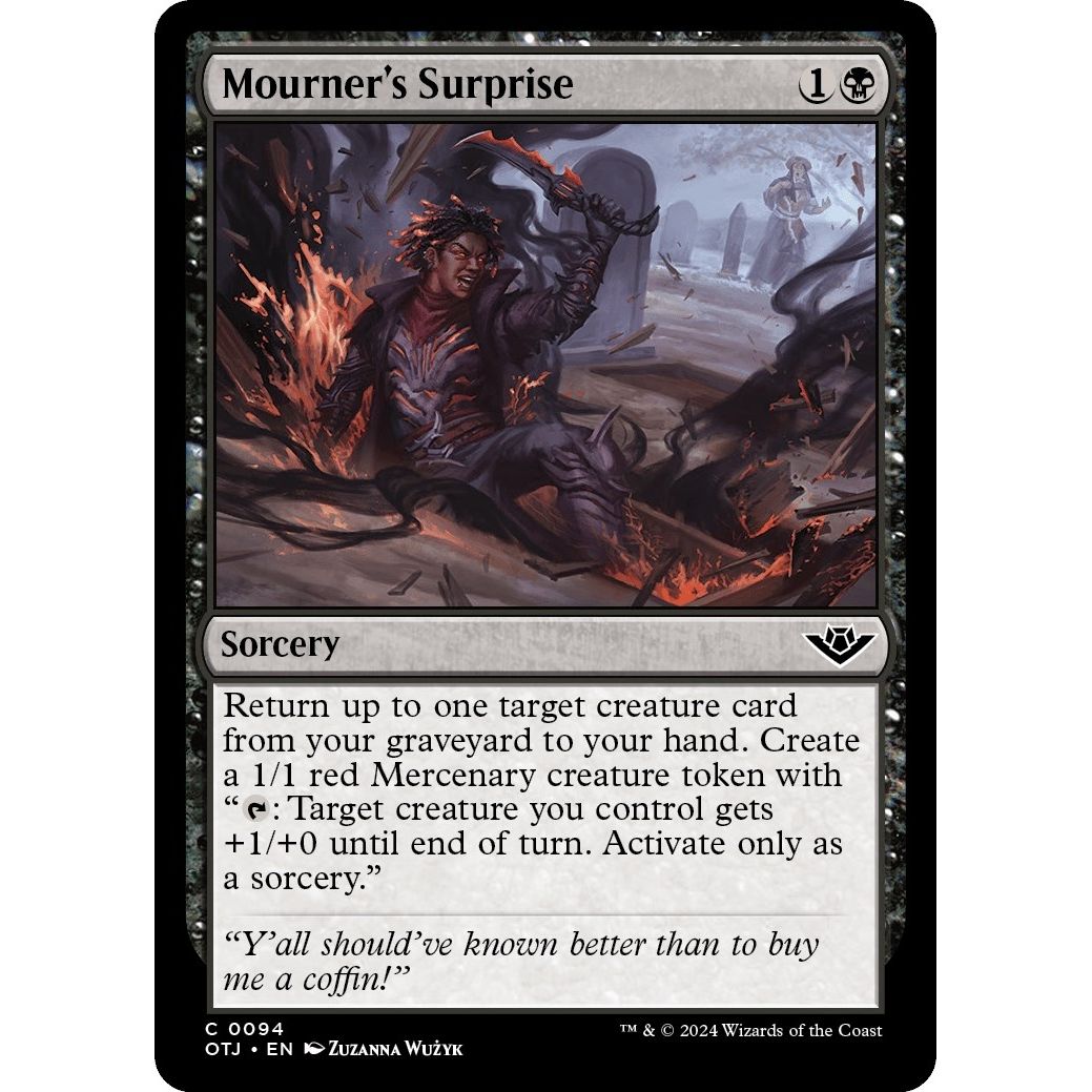 Image for Mourner's Surprise (94) (OTJ) - Magic: The Gathering