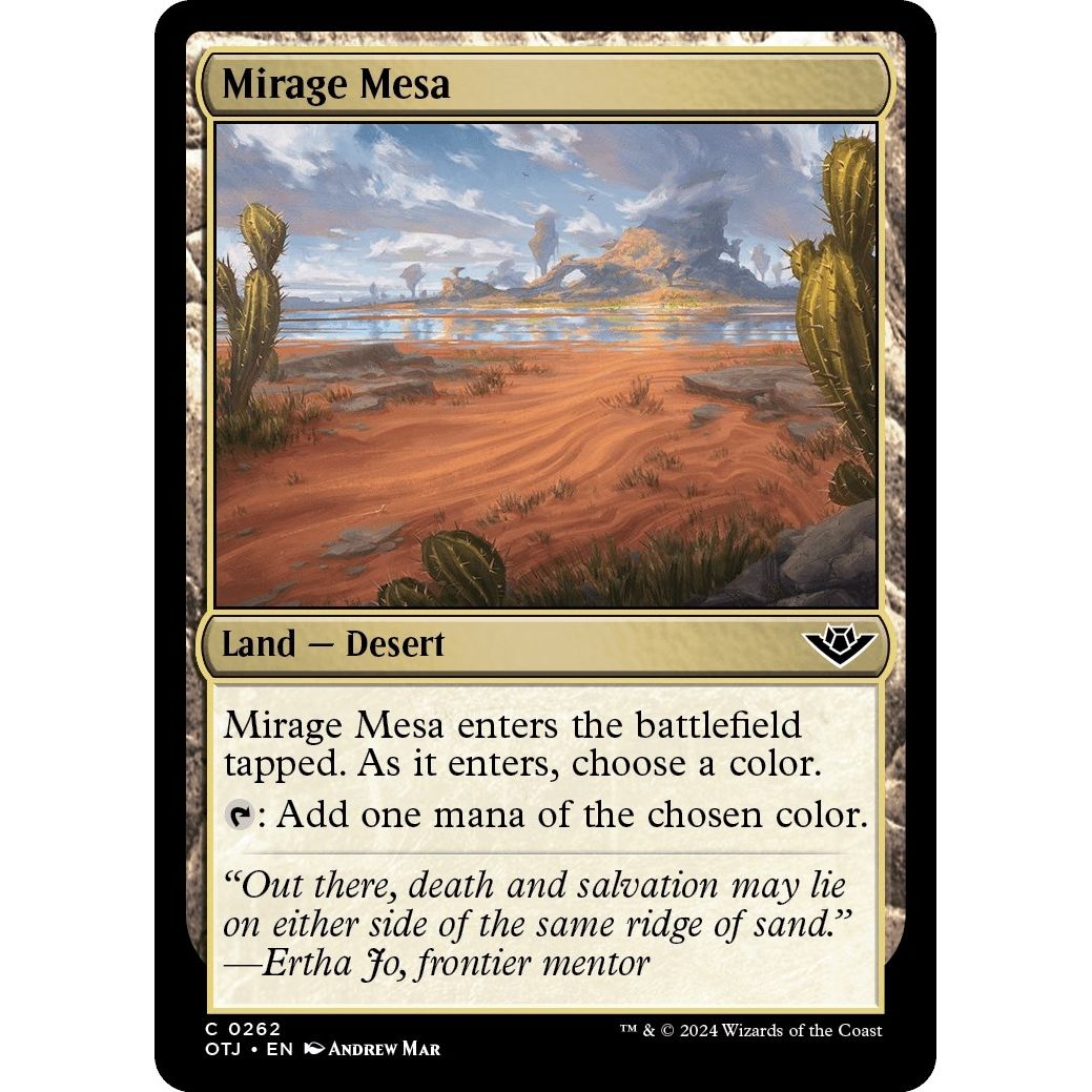 Image for Mirage Mesa (262) (OTJ) - Magic: The Gathering