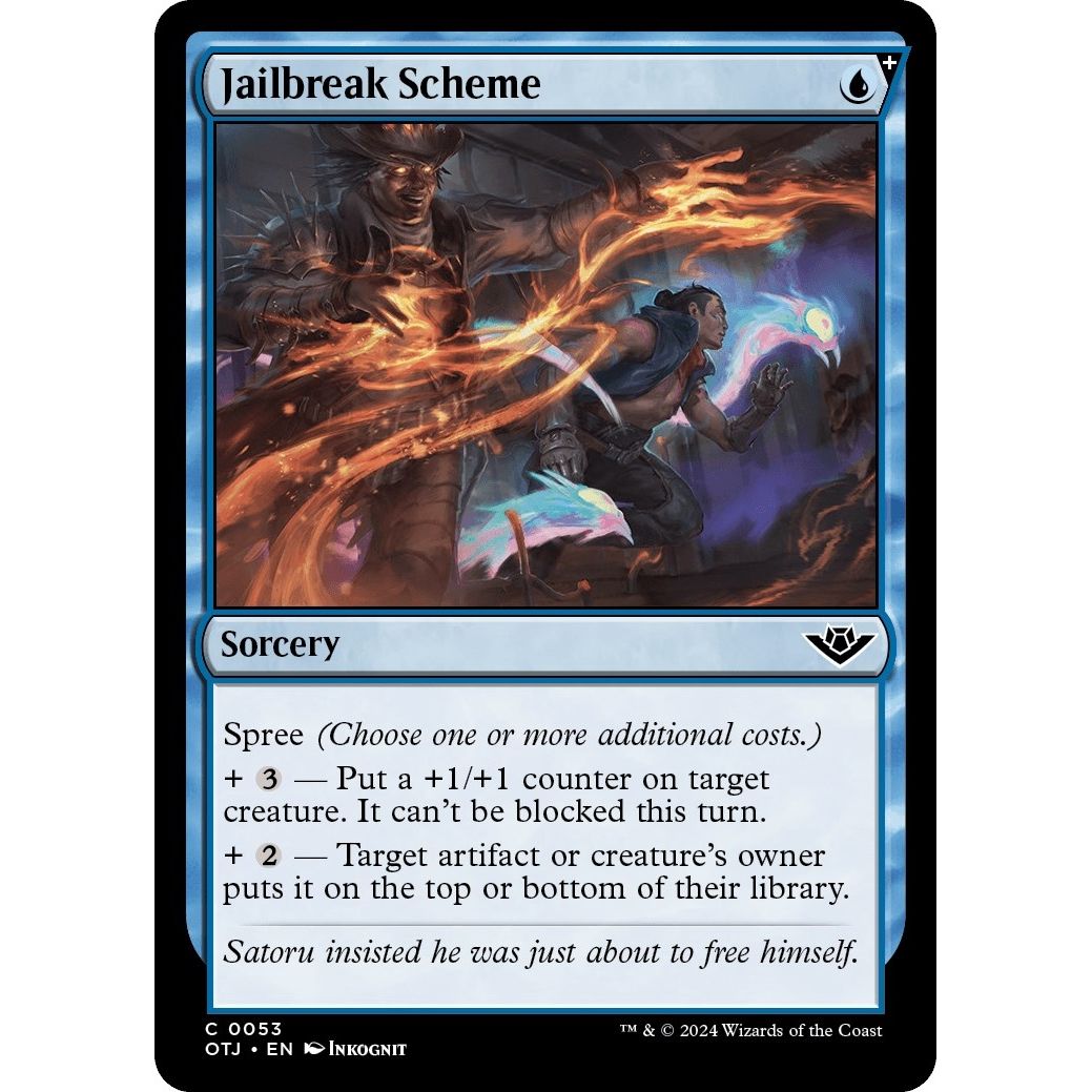 Image for Jailbreak Scheme (53) (OTJ) - Magic: The Gathering