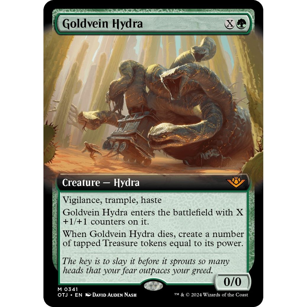 Image for Goldvein Hydra (Extended Art) (341) (OTJ) - Magic: The Gathering