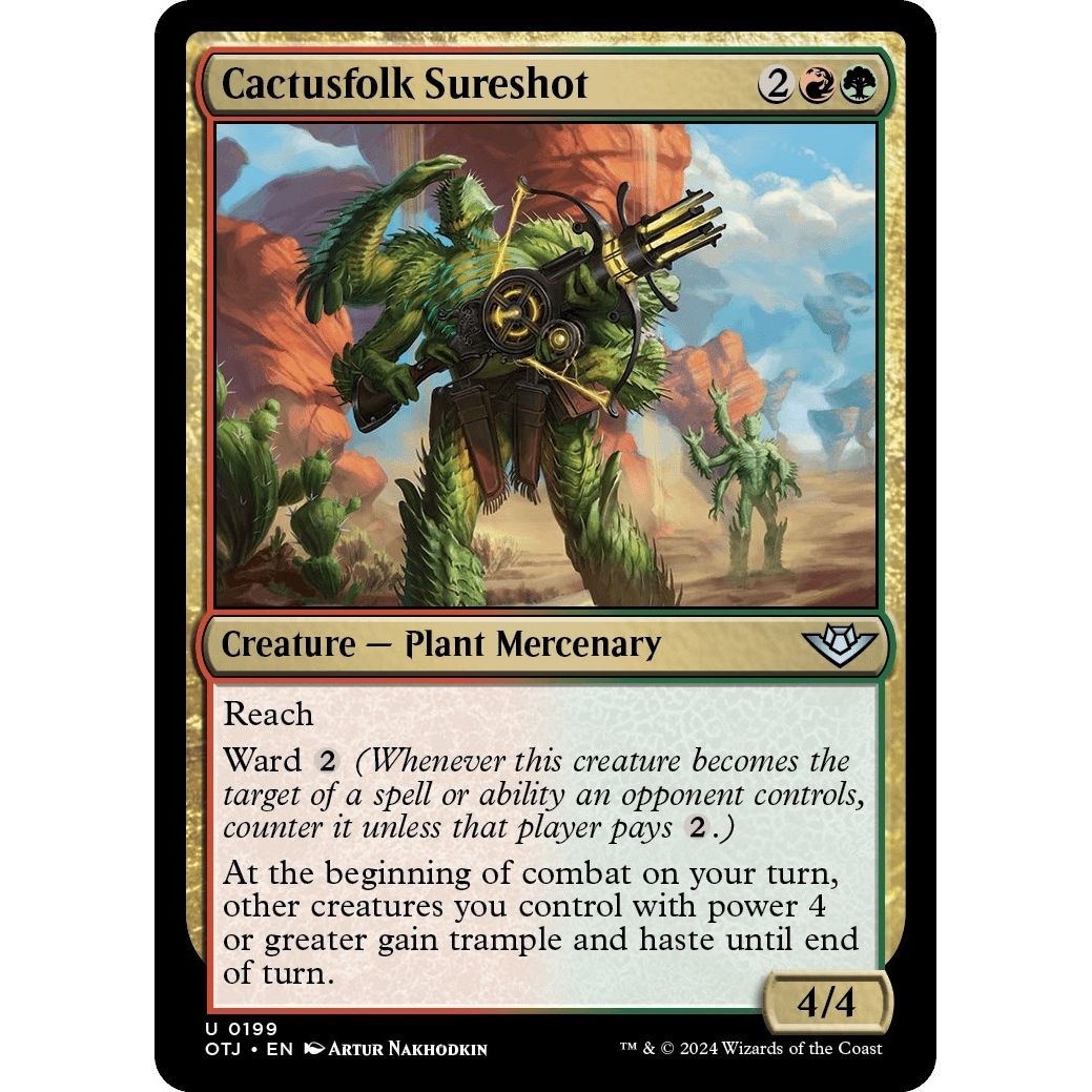 Image for Cactusfolk Sureshot (199) (OTJ) - Magic: The Gathering