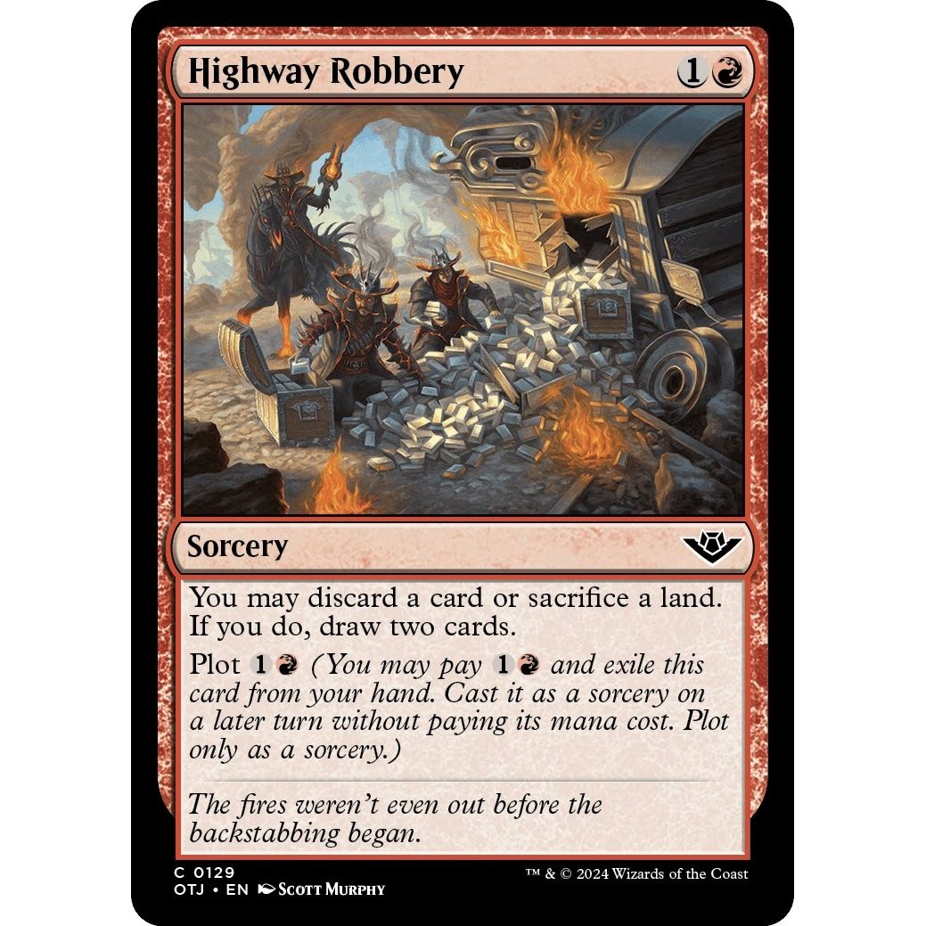 Image for Highway Robbery (129) (OTJ) - Magic: The Gathering