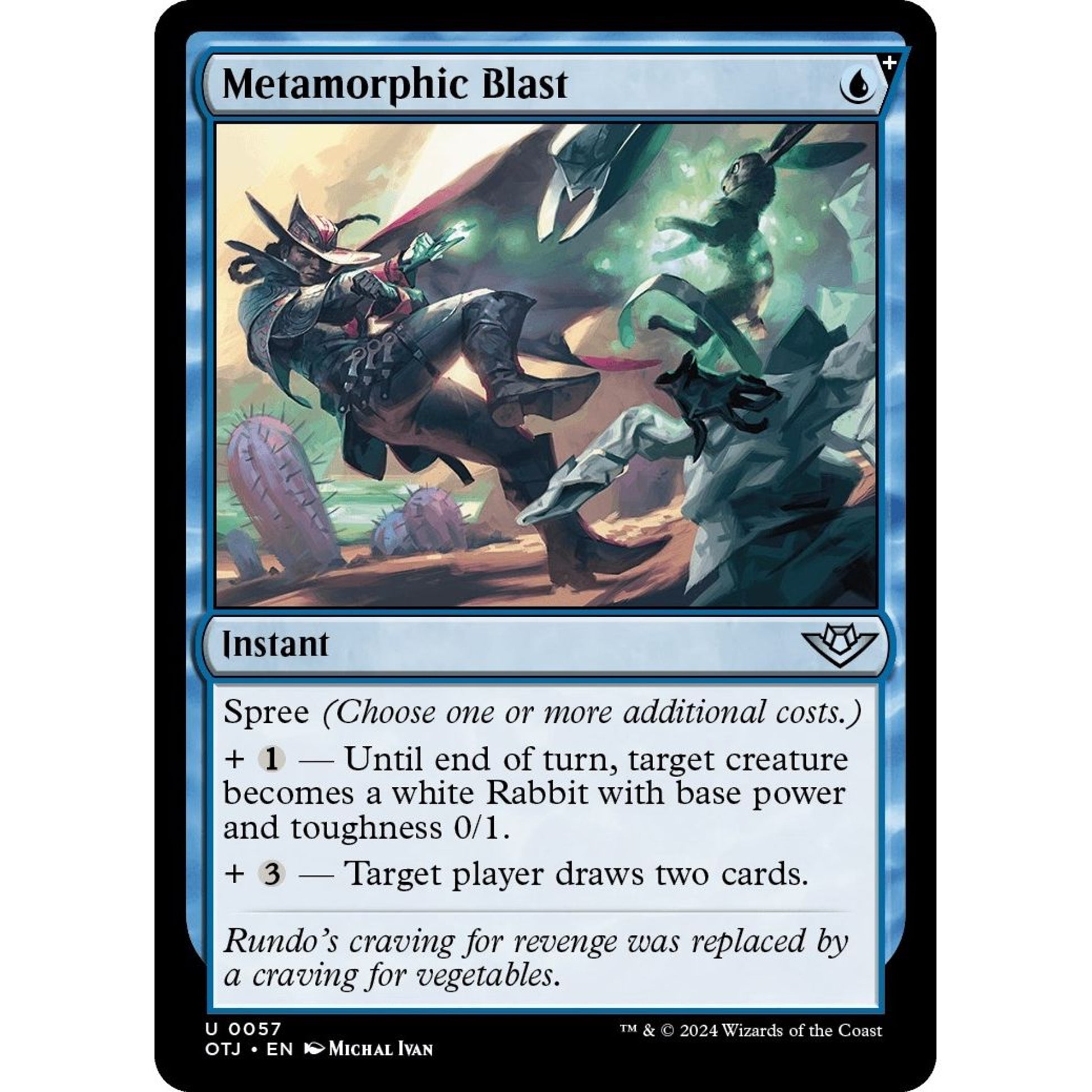 Image for Metamorphic Blast (57) (OTJ) - Magic: The Gathering