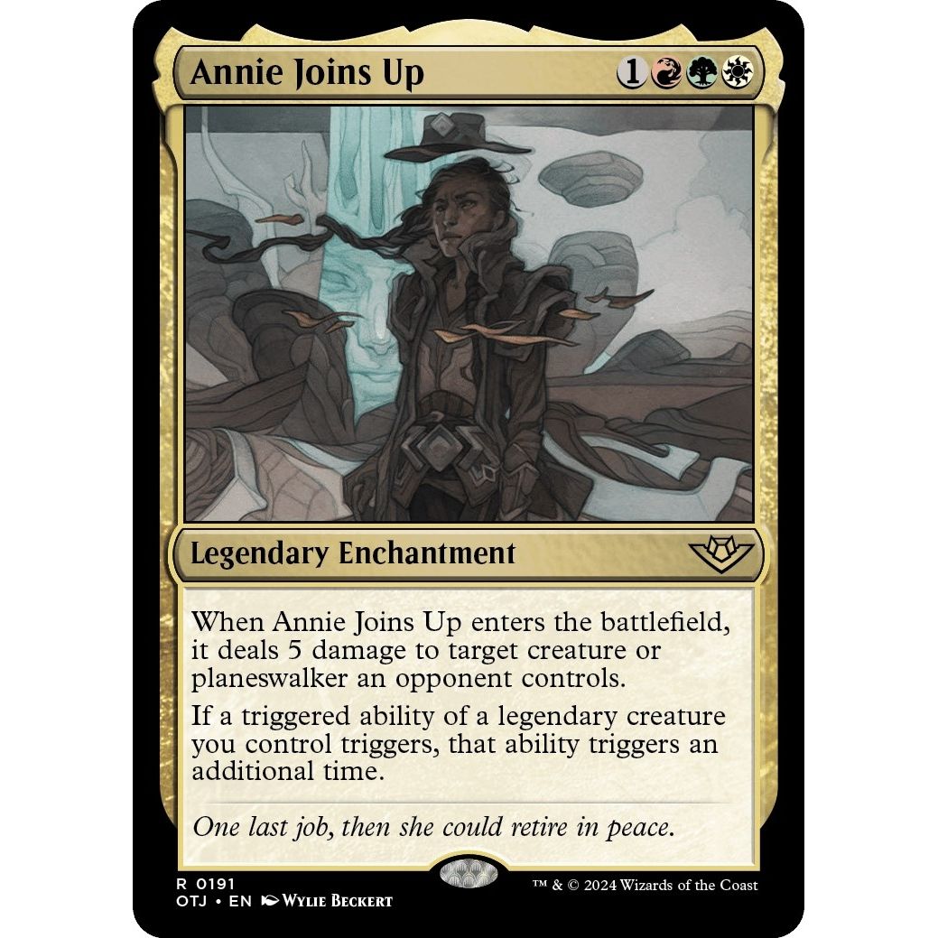 Image for Annie Joins Up (191) (OTJ) - Magic: The Gathering