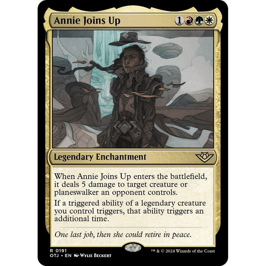 Image for Annie Joins Up (191) (OTJ) - Magic: The Gathering