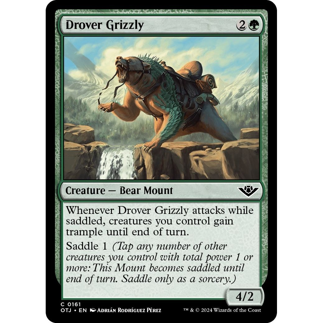 Image for Drover Grizzly (161) (OTJ) - Magic: The Gathering