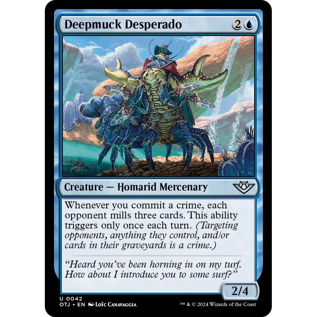 Image for Deepmuck Desperado (42) (OTJ) - Magic: The Gathering