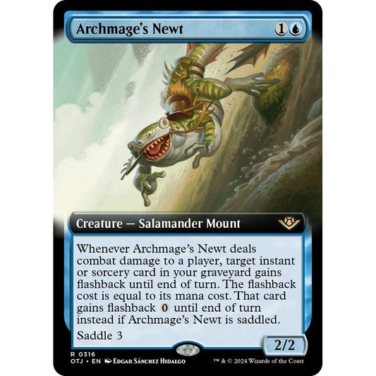Image for Archmage's Newt (Extended Art) (316) (OTJ) - Magic: The Gathering