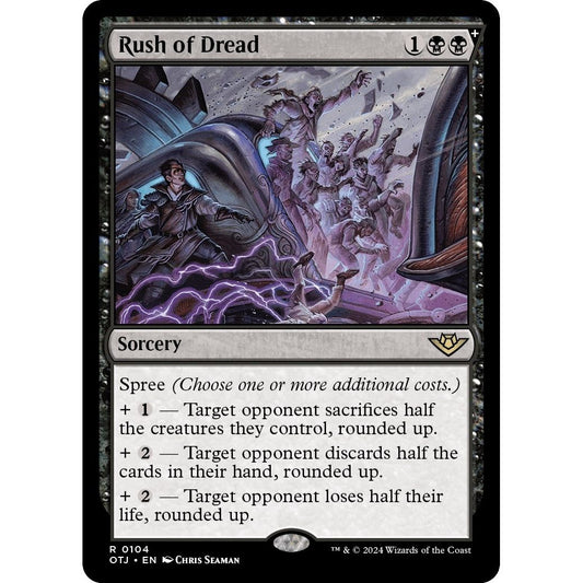 Image for Rush of Dread (104) (OTJ) - Magic: The Gathering