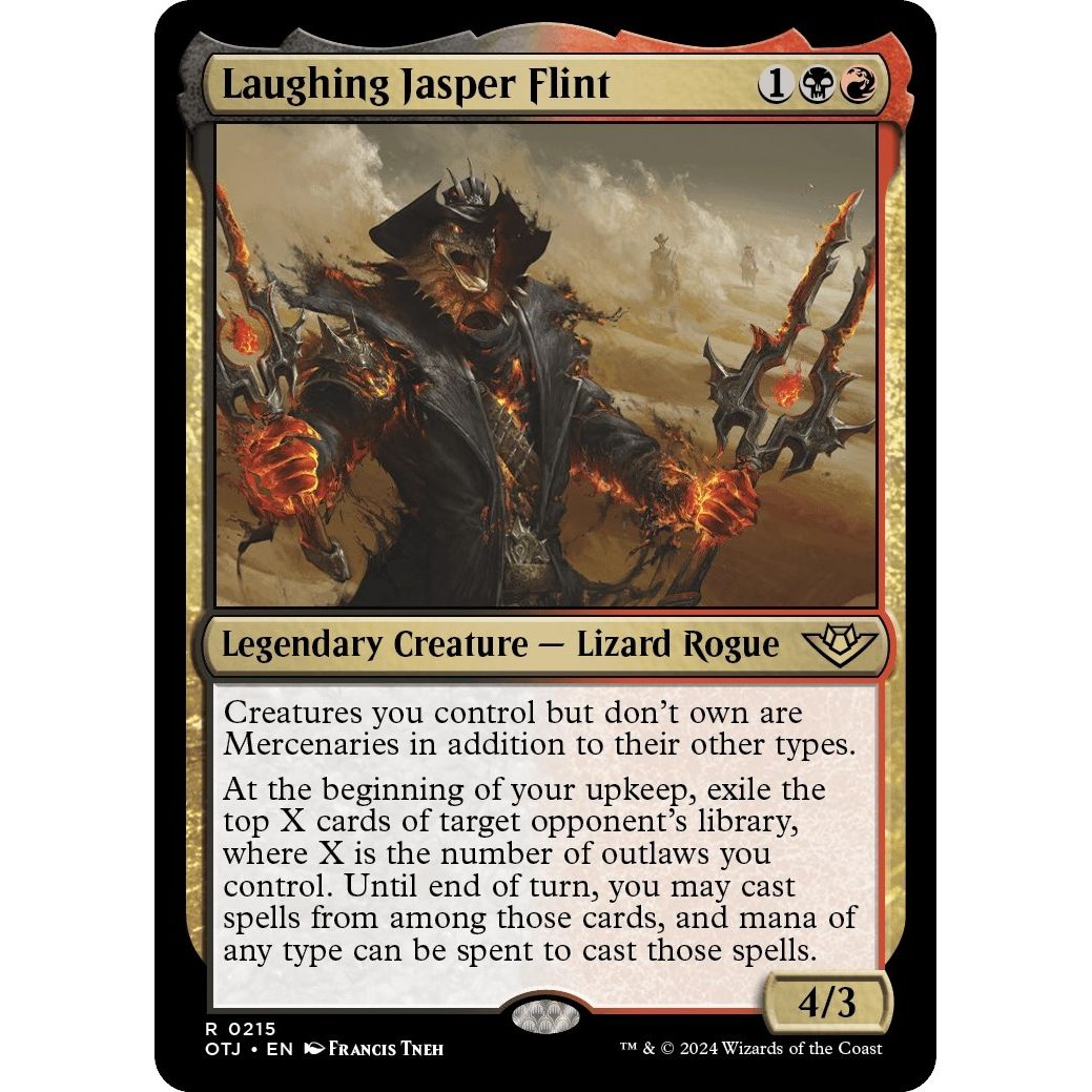 Image for Laughing Jasper Flint (215) (OTJ) - Magic: The Gathering