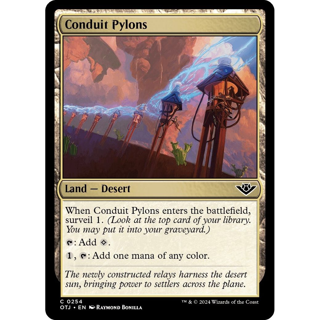 Image for Conduit Pylons (254) (OTJ) - Magic: The Gathering