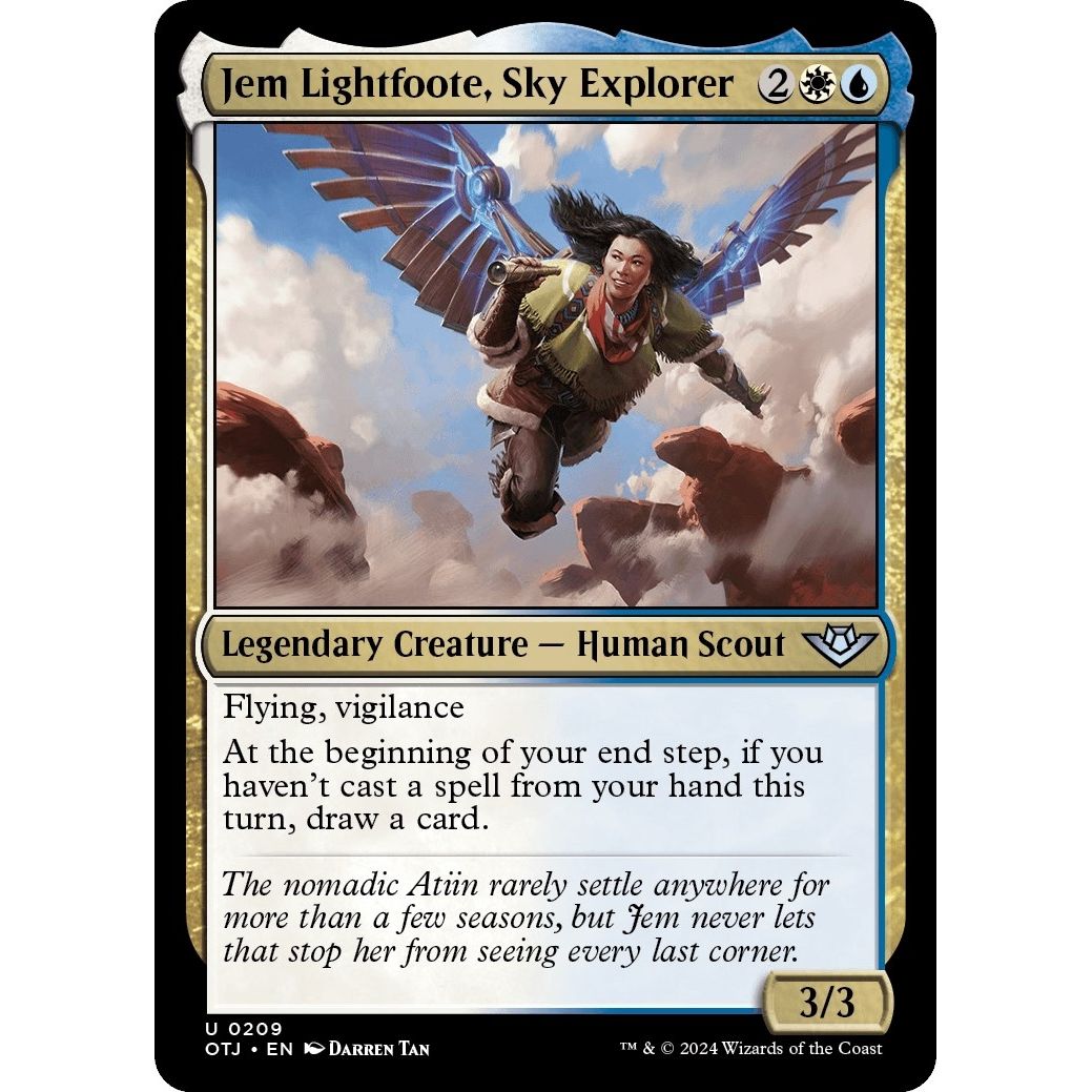 Image for Jem Lightfoote, Sky Explorer (209) (OTJ) - Magic: The Gathering