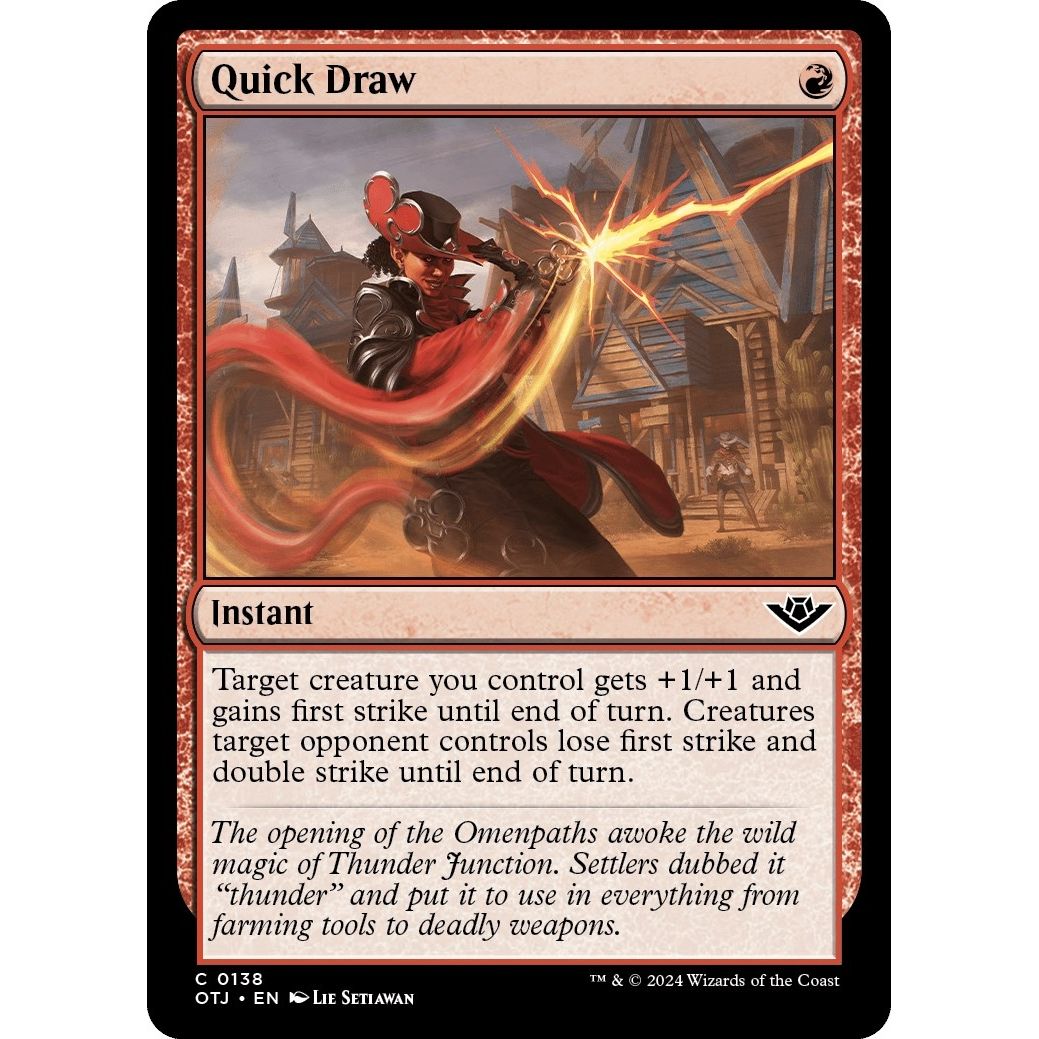 Image for Quick Draw (138) (OTJ) - Magic: The Gathering