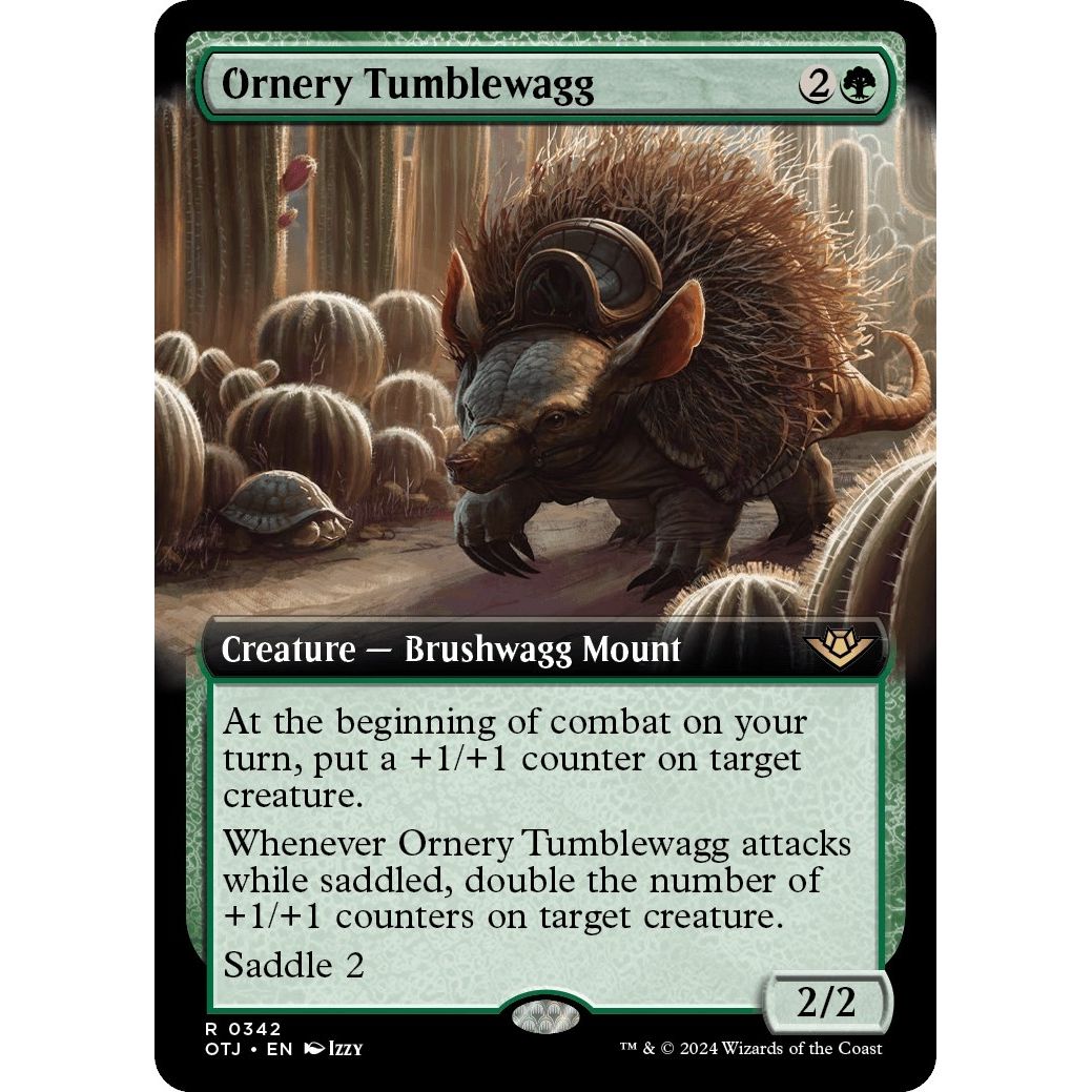 Image for Ornery Tumblewagg (Extended Art) (342) (OTJ) - Magic: The Gathering