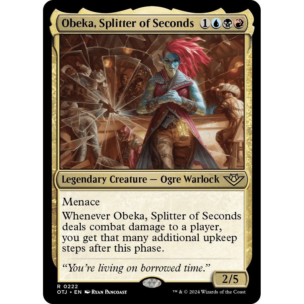 Image for Obeka, Splitter of Seconds (222) (OTJ) - Magic: The Gathering