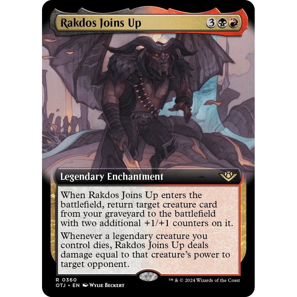 Image for Rakdos Joins Up (Extended Art) (360) (OTJ) - Magic: The Gathering