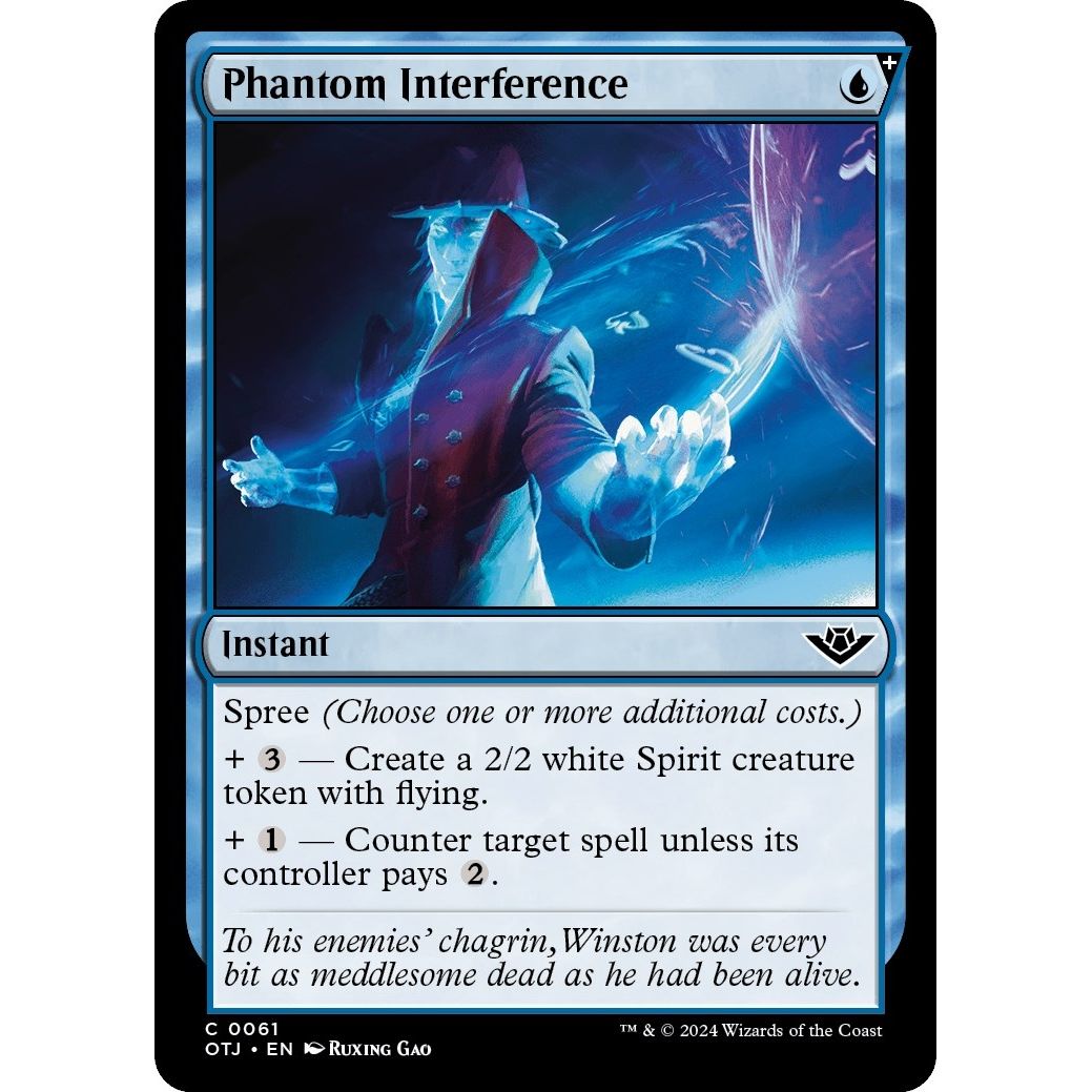 Image for Phantom Interference (61) (OTJ) - Magic: The Gathering